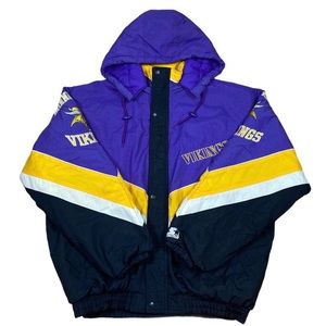 Vintage Pro-Layer Minnesota Vikings Starter Jacket